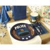 Police Party Bundle, Includes Plates, Napkins, Cups, Cutlery (24 Guests,144 Pieces)