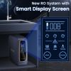 Tankless Reverse Osmosis System, Under Sink RO Water Filter System, Smart Large Screen, 800 GPD, 2:1 Pure to Waste, 4 Stage RO Filter, TDS Reduction,