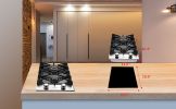 Kitchen Gas Cooktop 2 Dual Burners Tempered Glass Countertop Drop-in Gas Hob