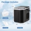 Portable Countertop Ice Maker with Self-Cleaning for Home/Office