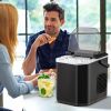 Portable Countertop Ice Maker with Self-Cleaning for Home/Office